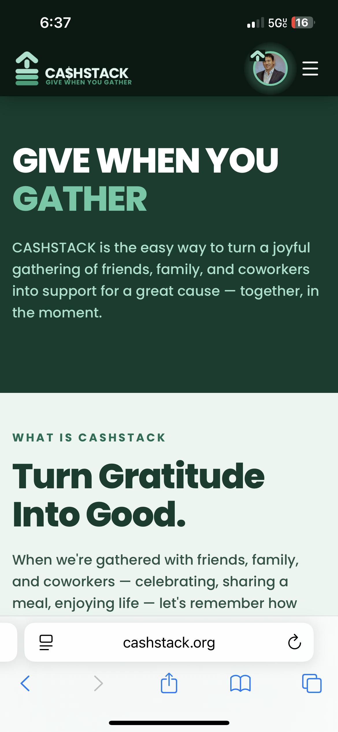Cashstack.org — Give When You Gather